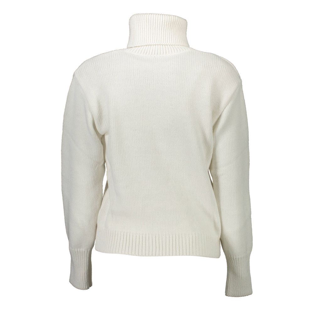 Gaelle Paris White Wool Sweater