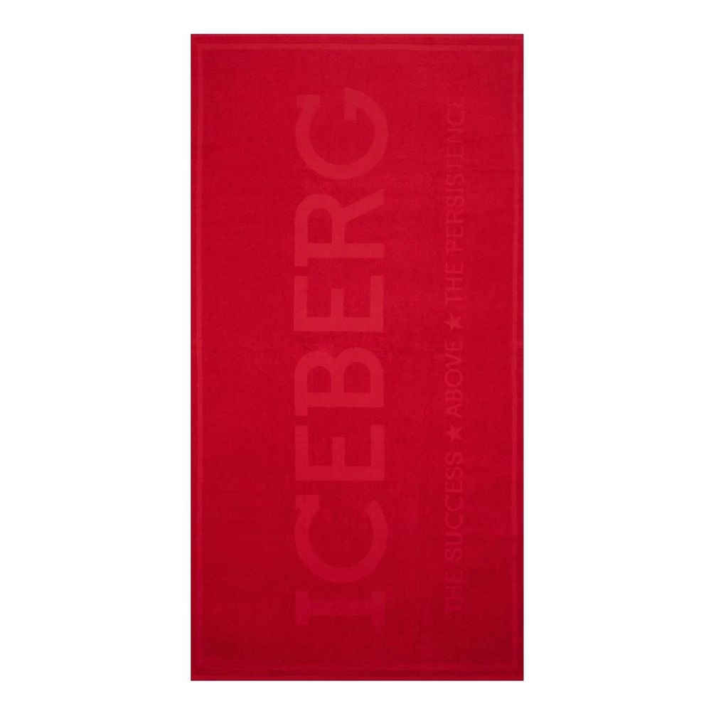 Iceberg Red Cotton Swimwear