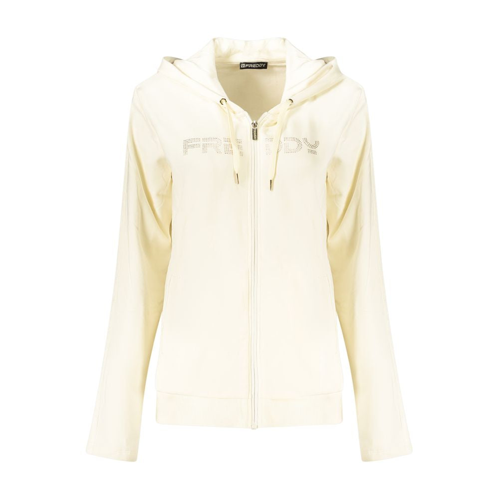 Freddy White Cotton Sweatshirt