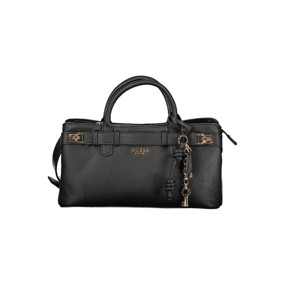 Bolso de mano Guess Jeans negro de polietileno