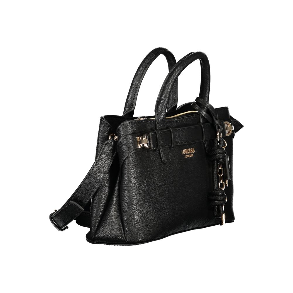 Bolso de mano Guess Jeans negro de polietileno
