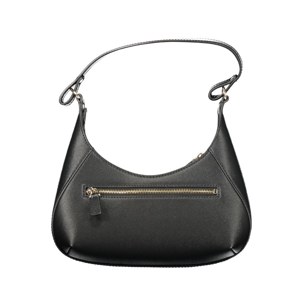 Bolso de mano Guess Jeans negro de polietileno