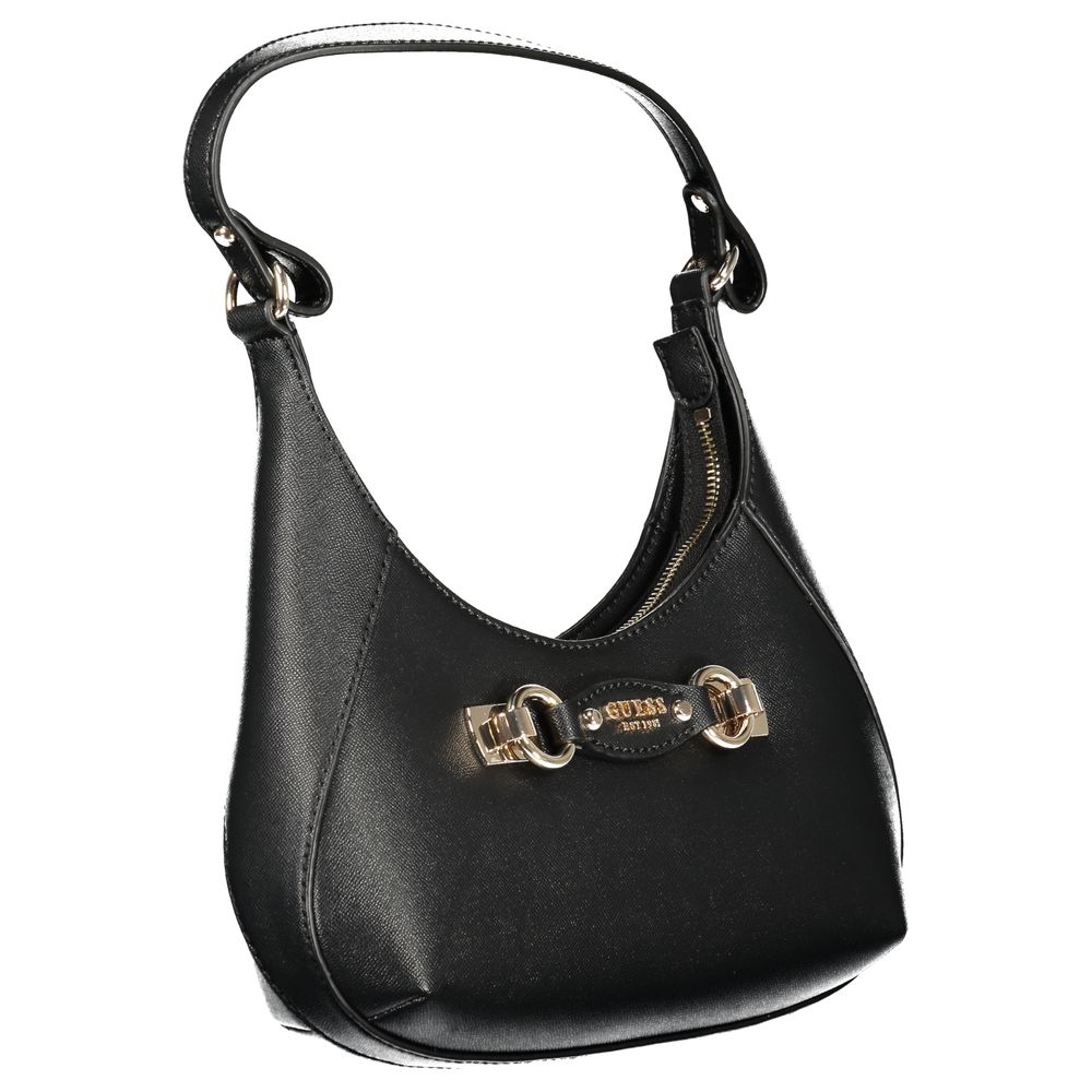 Bolso de mano Guess Jeans negro de polietileno