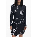 Robe Desigual Nero Viscose Femme