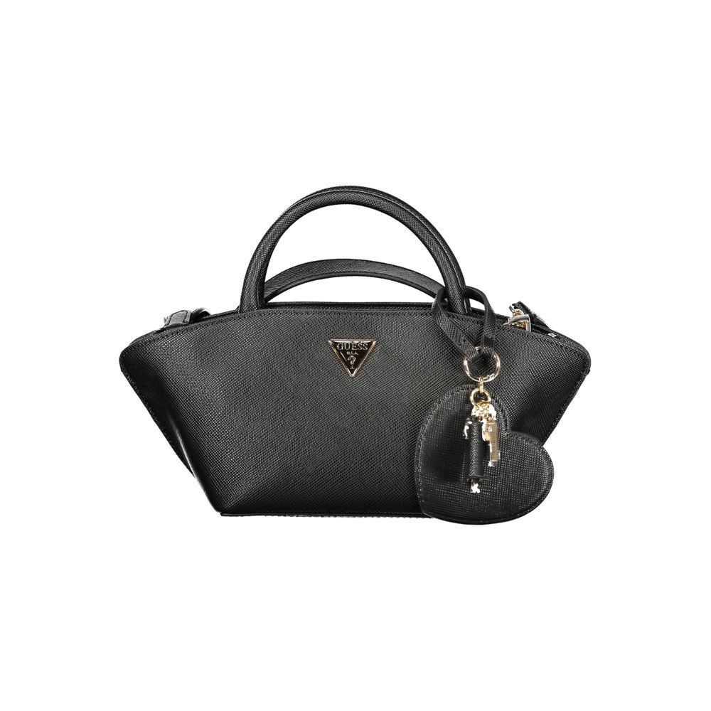 Guess Jeans Black Polyethylene Handbag