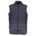 Gianmarco Venturi Blue Polyamide Sleveless Jacket