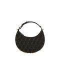 Fendi Brown Fabric Shoulder Bag