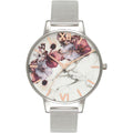 Reloj de vestir Olivia Burton de acero inoxidable plateado