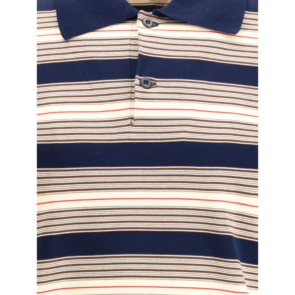Prada Multicolor Cotton Polo Shirt