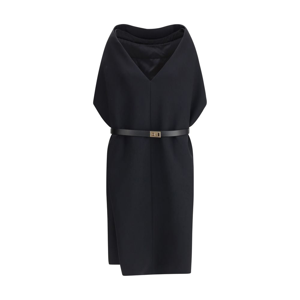 Ferragamo Black Viscose Casual Dress
