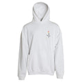 Sudadera Balenciaga extragrande con capucha y de algodón blanco