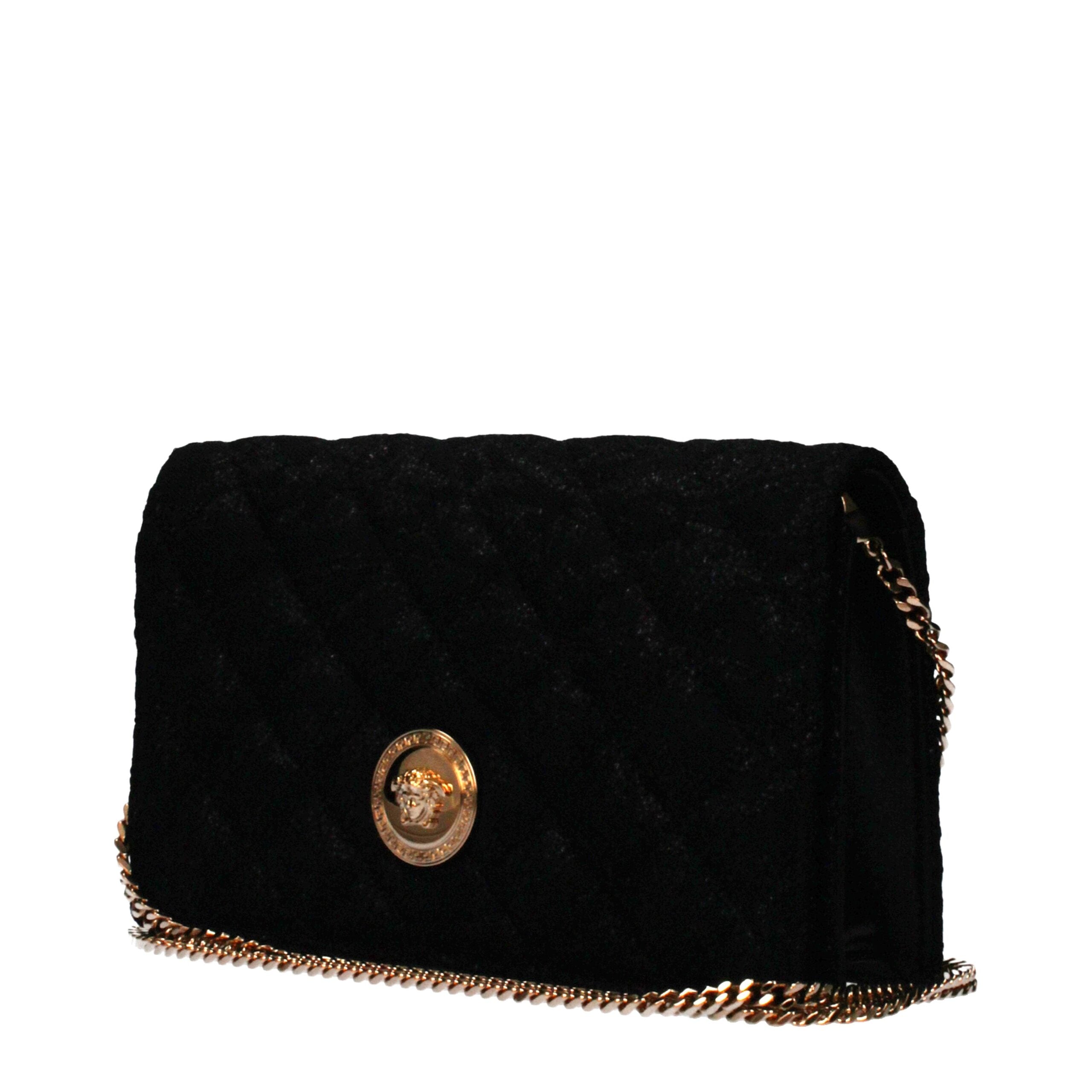 Pochette Versace en tissu noir