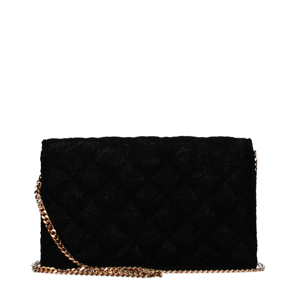 Pochette Versace en tissu noir