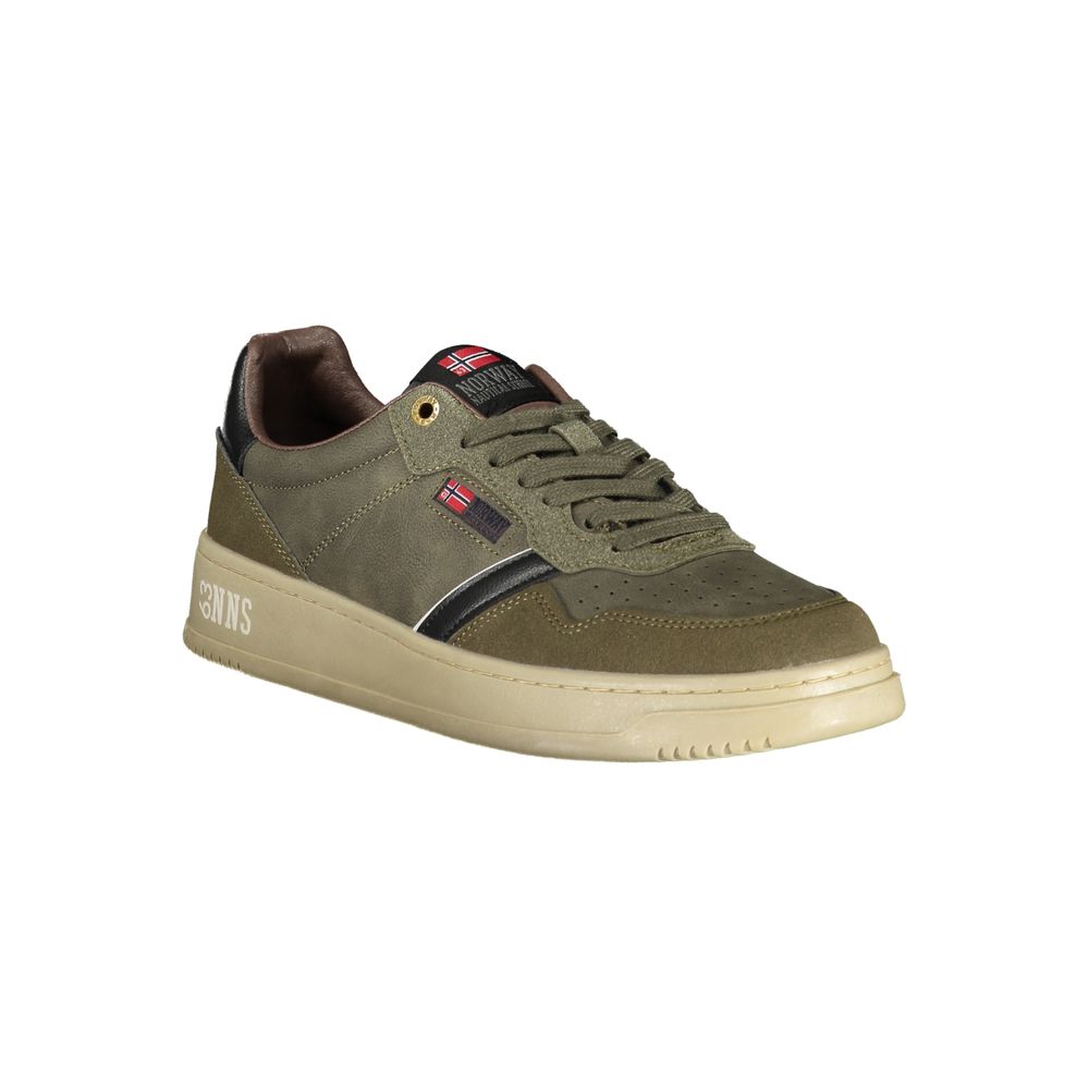 Norway 1963 Green Polyester Men Sneaker