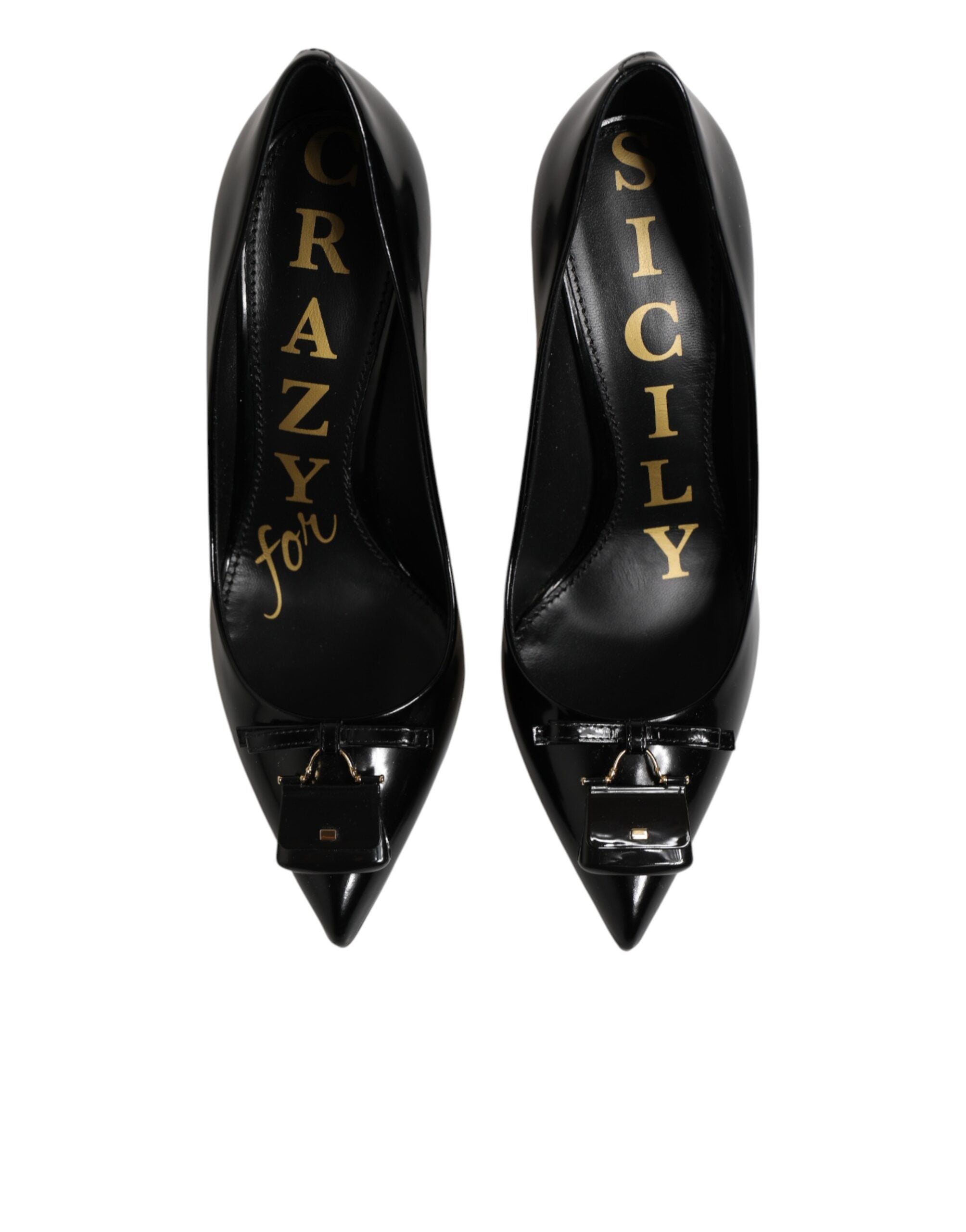 Zapatos de Tacón Dolce & Gabbana Negros con Adornos