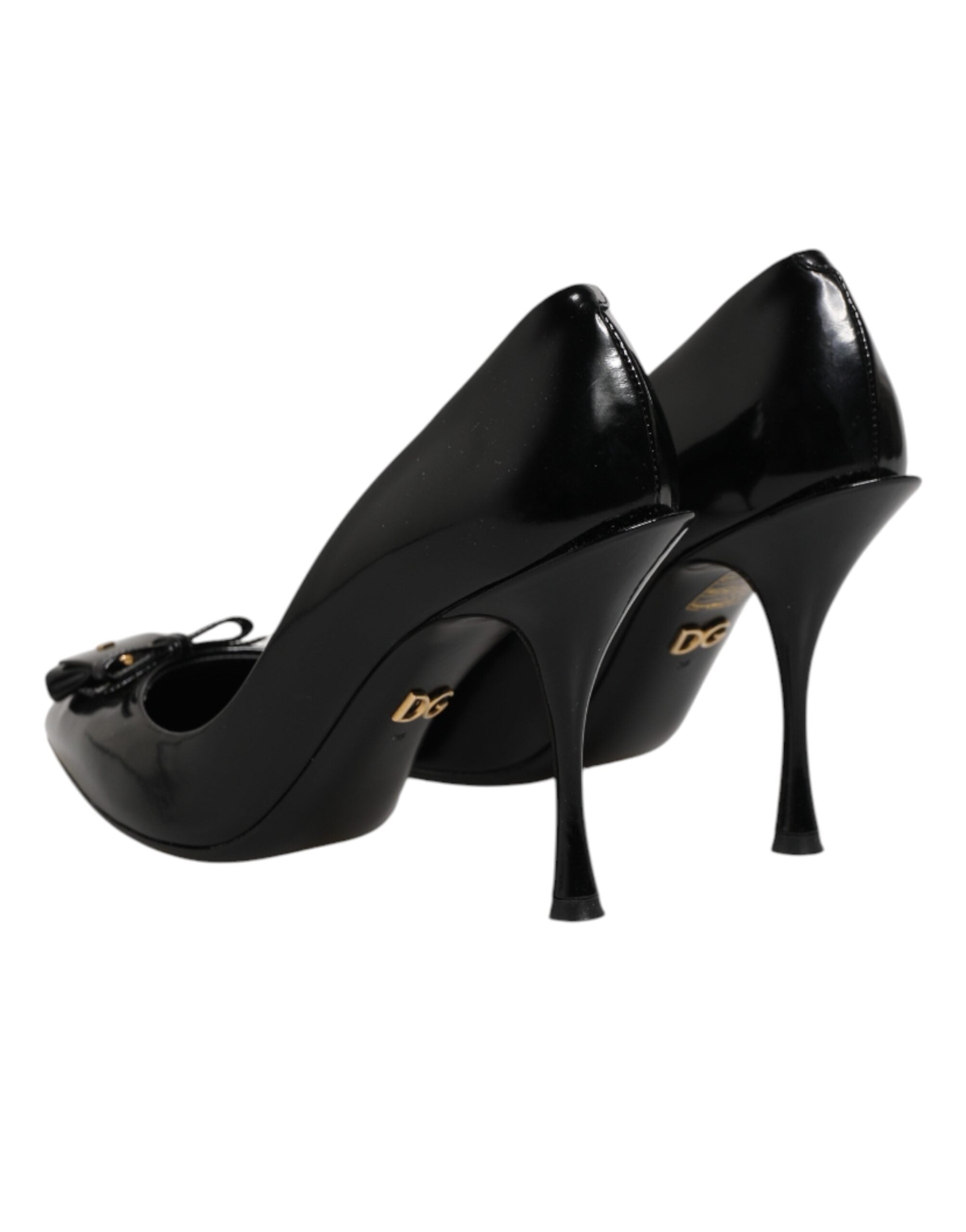 Zapatos de Tacón Dolce & Gabbana Negros con Adornos
