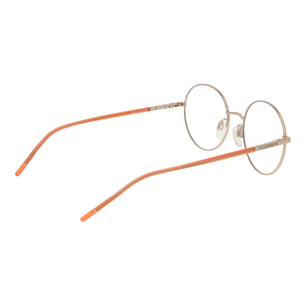 Love Moschino Gold Women Glasses Frame
