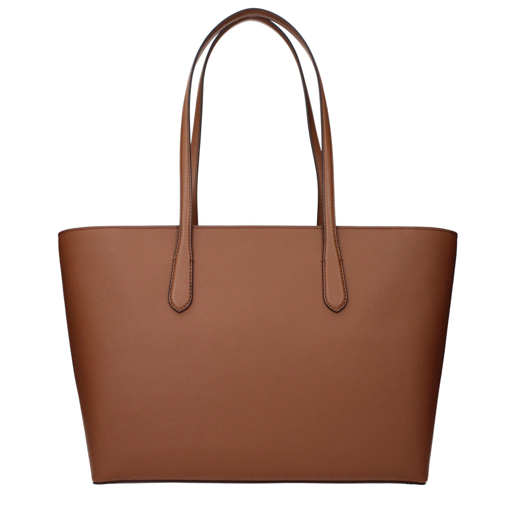 Michael Kors Brown Fabric Shoulder Bag