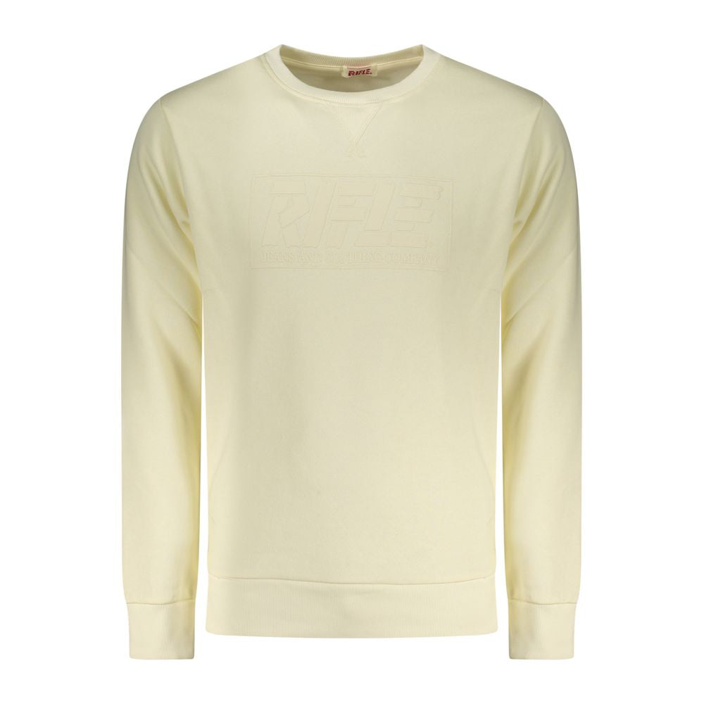 Rifle White Cotton Sweatshirt
