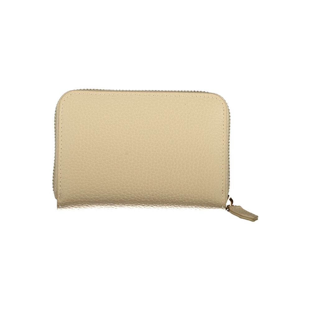 Mario Valentino Beige Polyethylene Wallet