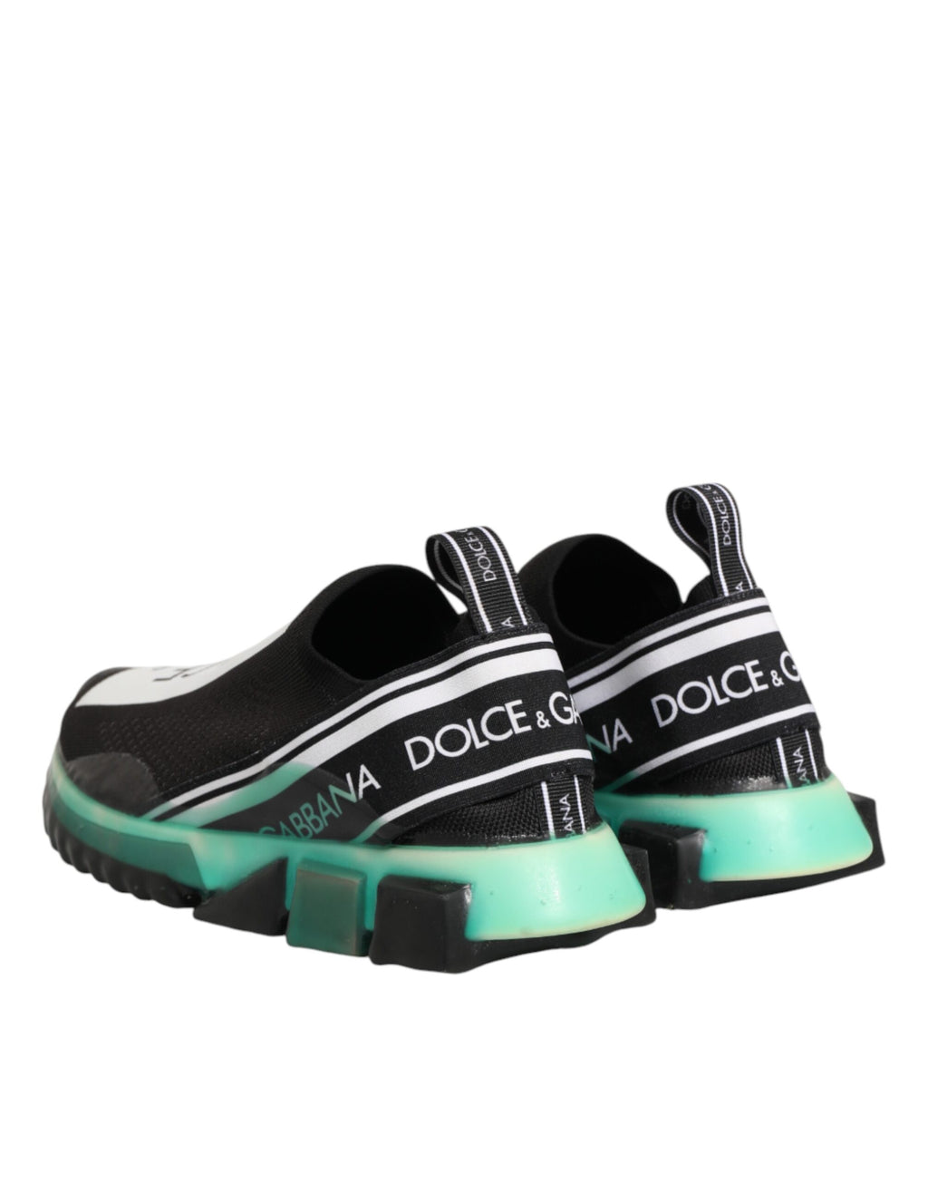 Dolce & Gabbana Black Slip On Sorrento Men Sneakers Shoes