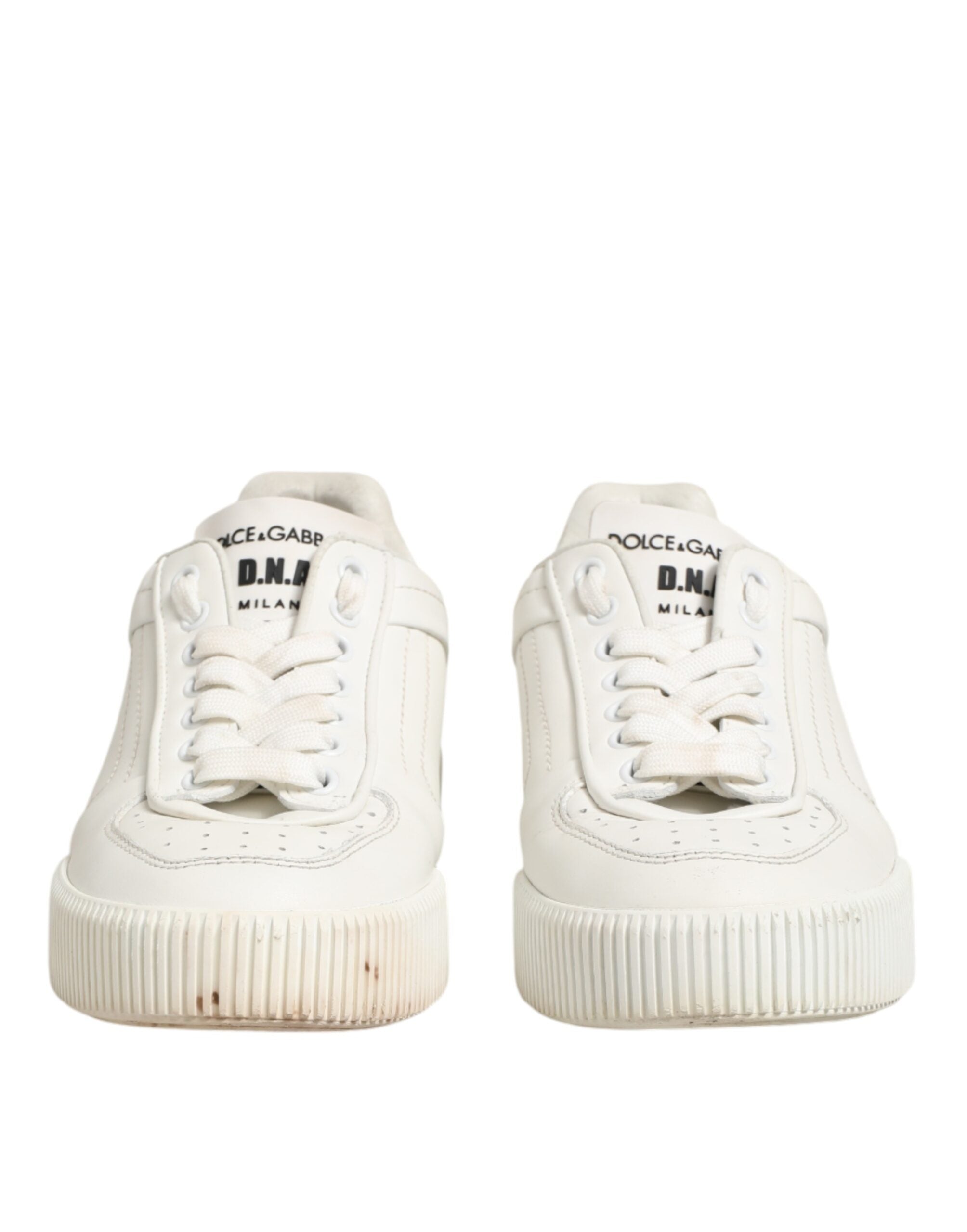 Zapatillas bajas Dolce & Gabbana MIAMI de cuero blanco