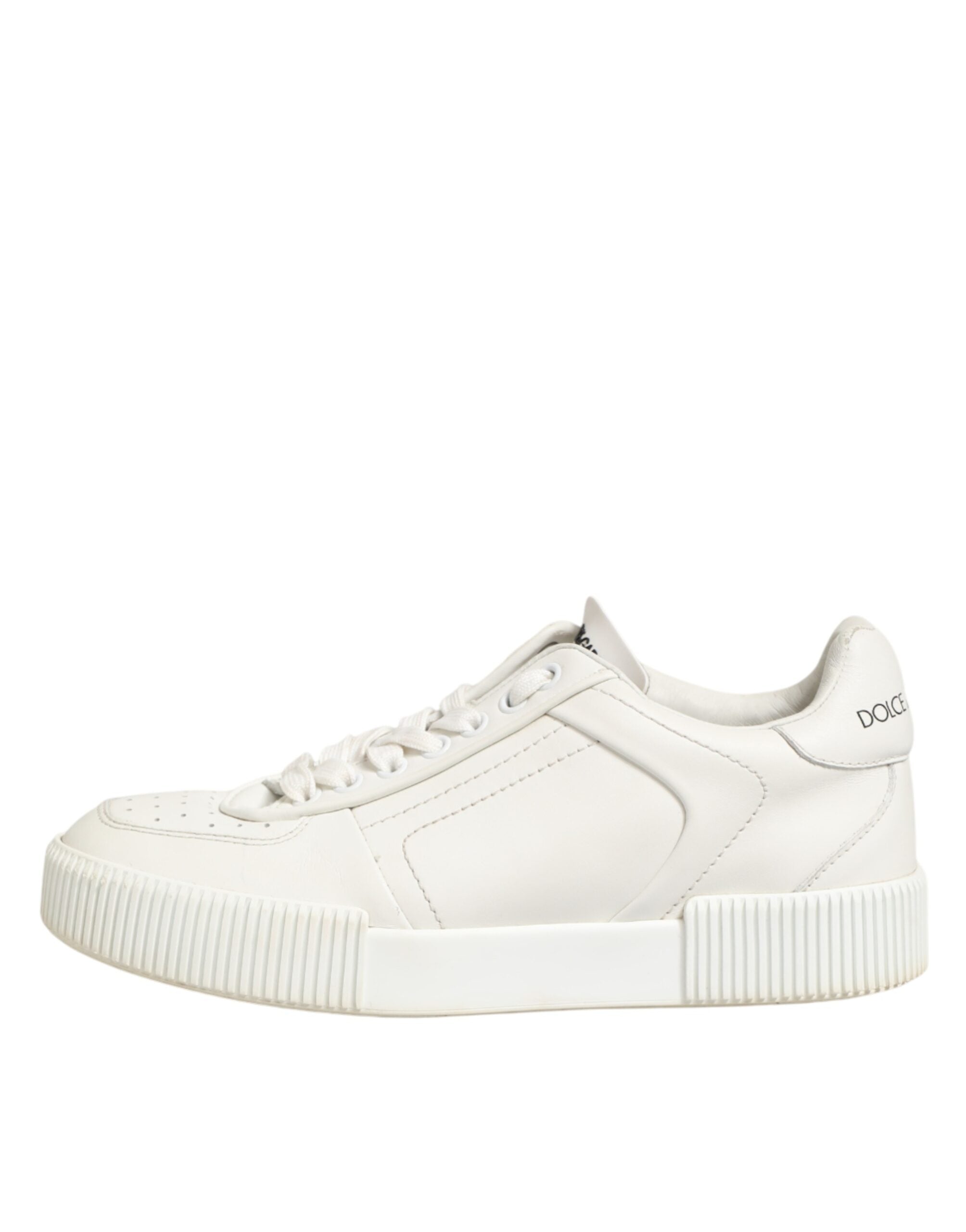 Zapatillas bajas Dolce & Gabbana MIAMI de cuero blanco