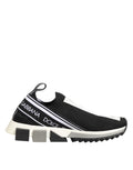 Dolce & Gabbana Black Logo Low Top Sorrento Sneakers Shoes