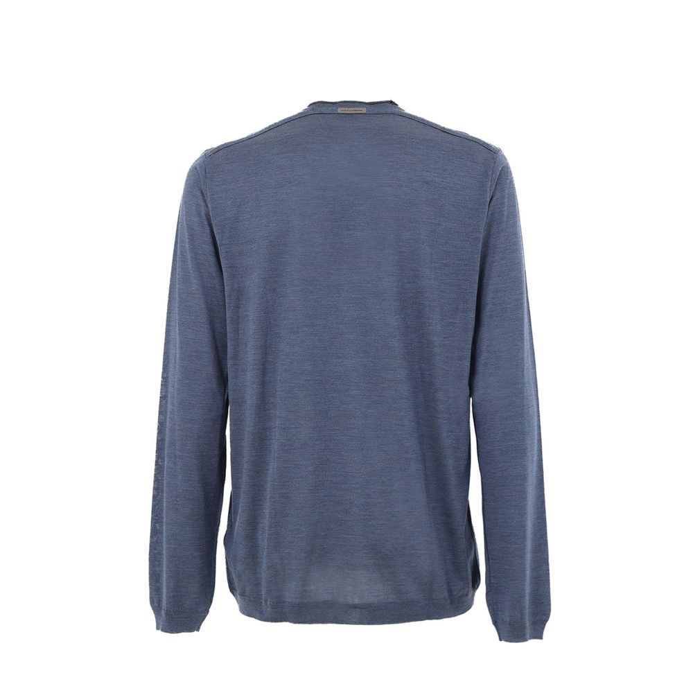 Dolce & Gabbana Blue Silk Sweatshirt