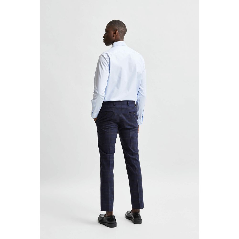 Selected Blue Cotton Dress Shirt