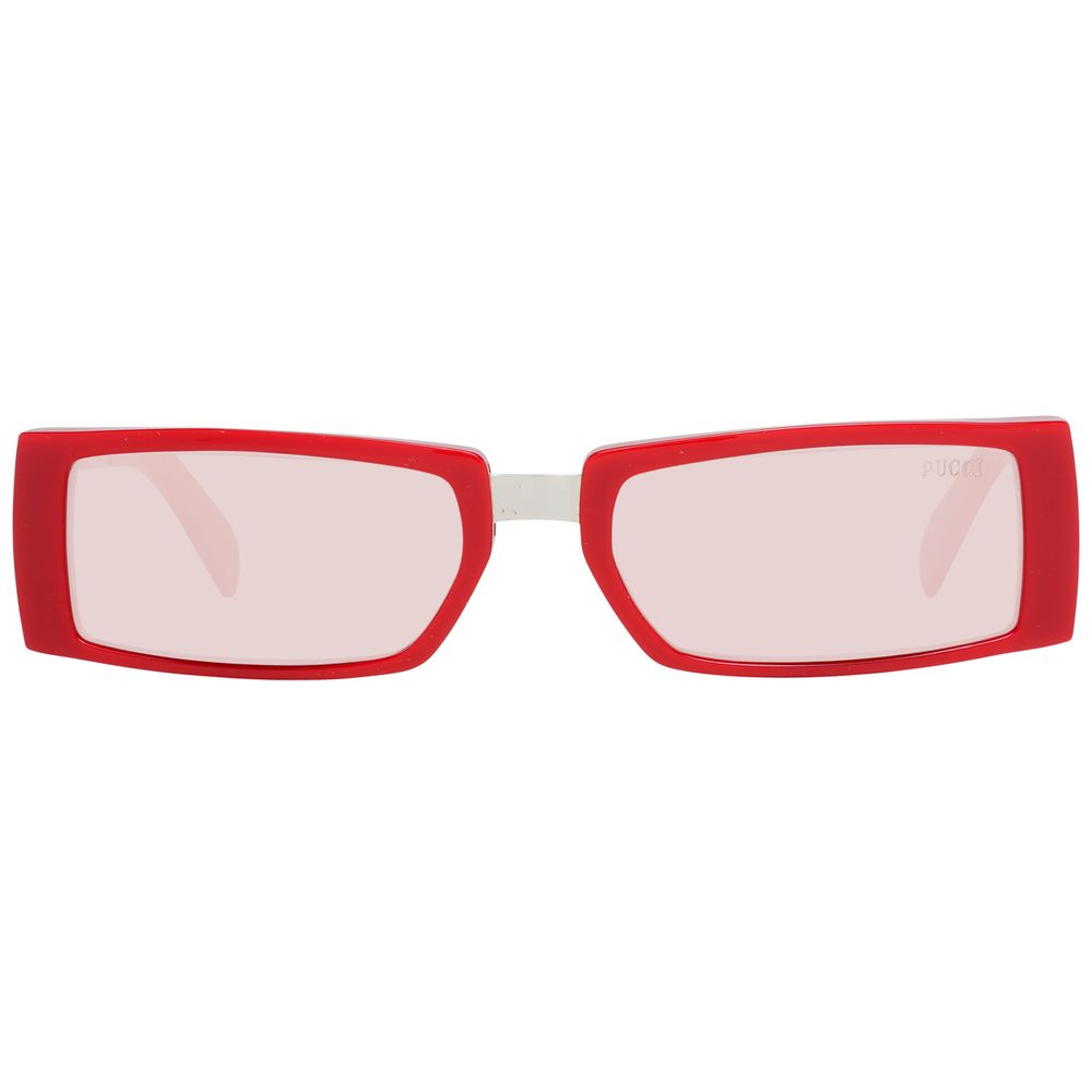 Emilio Pucci Red Plastic Sunglasses