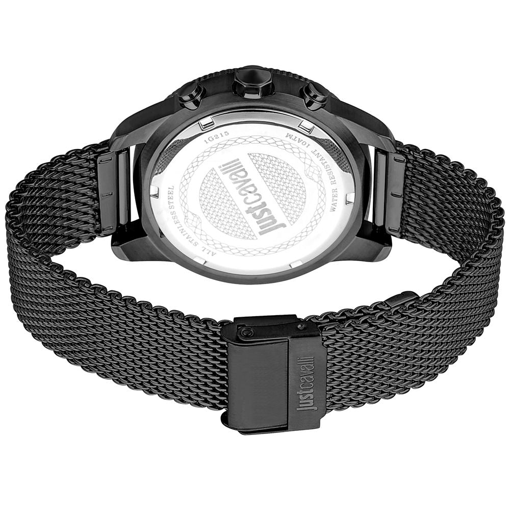 Just Cavalli Black Stainless Steel Bracelet Watch