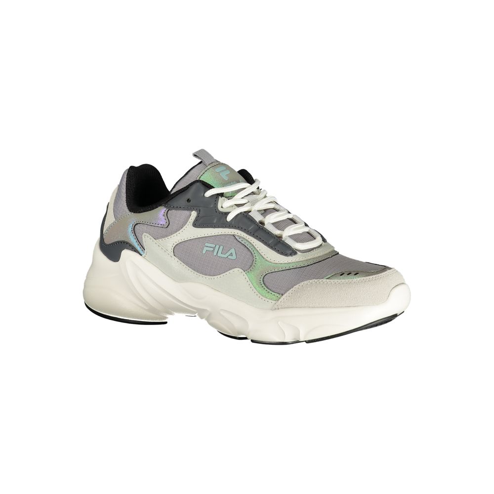 Fila Gray Polyester Women Sneaker