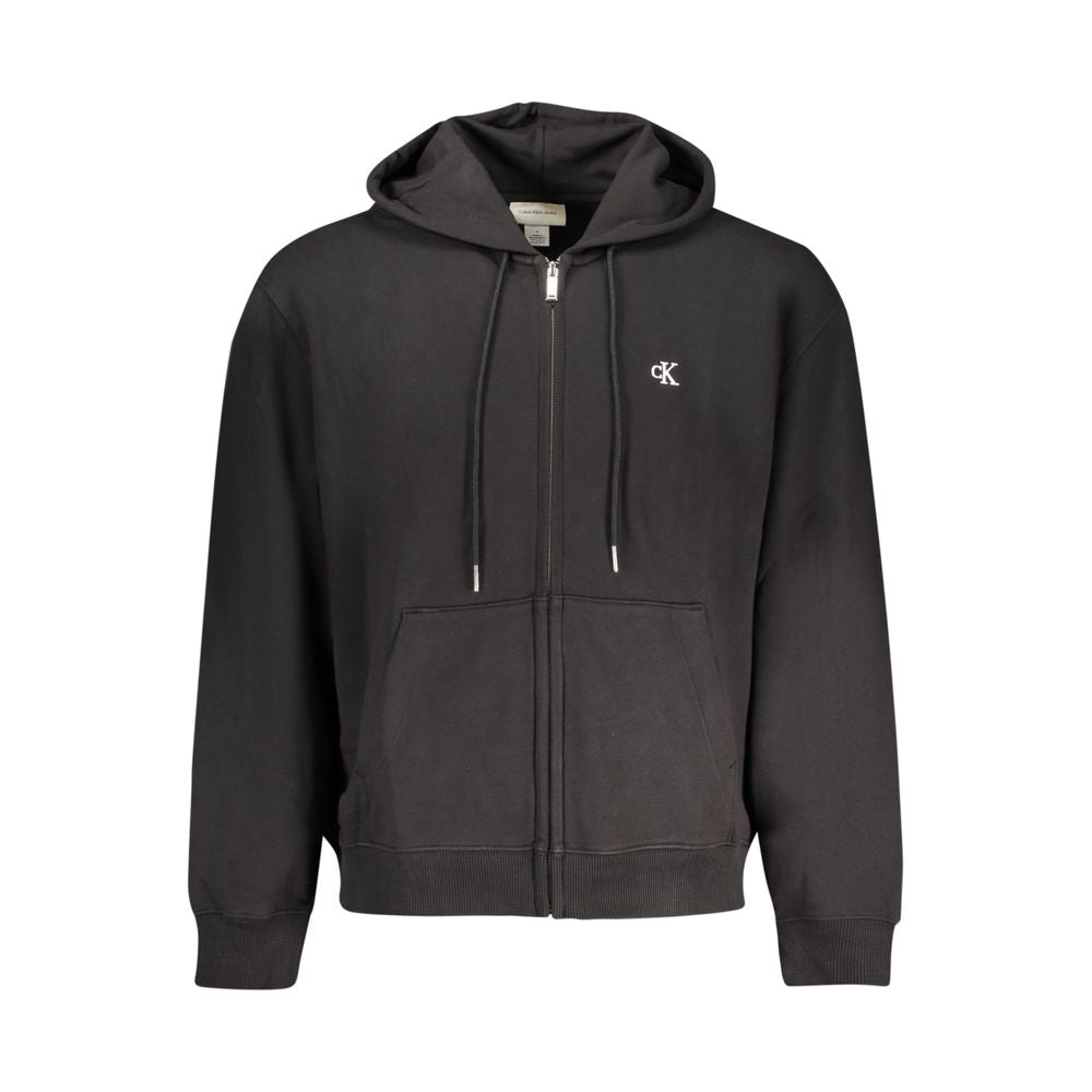 Calvin Klein Black Cotton Men Sweater