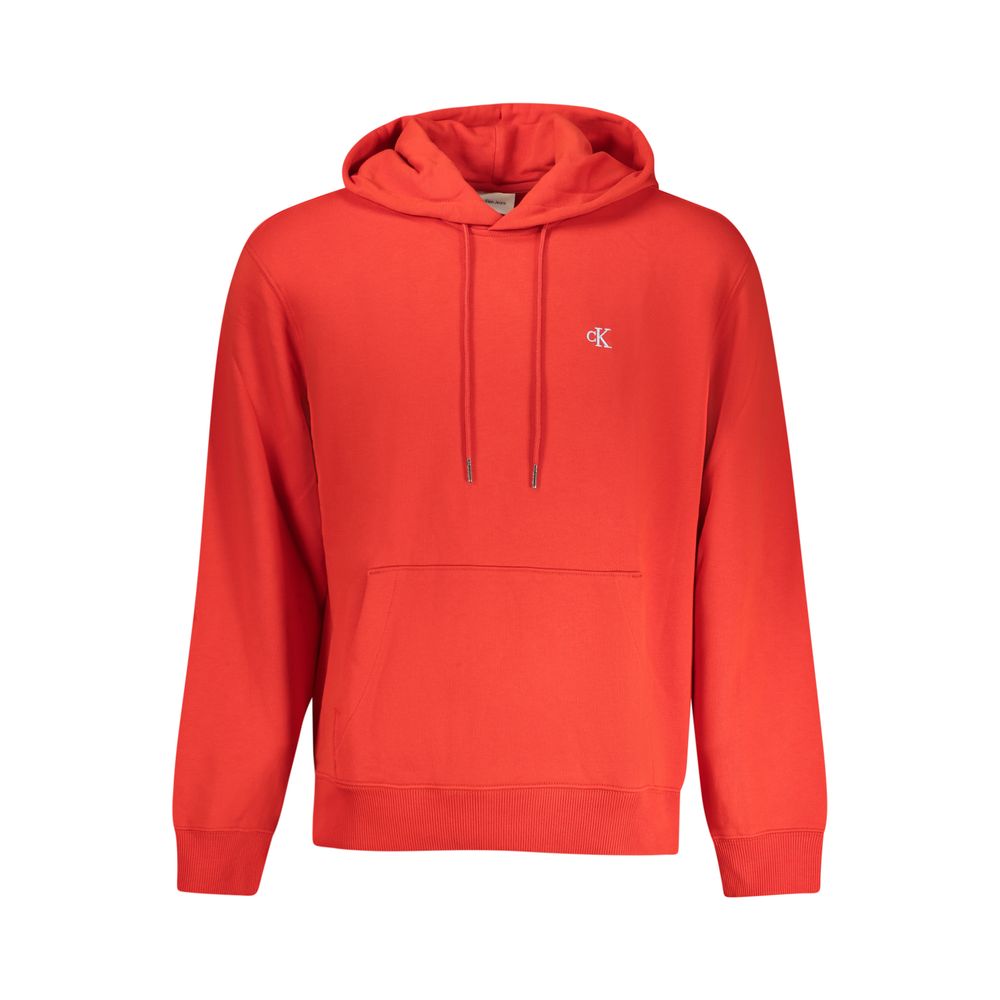 Calvin Klein Red Cotton Men Sweater