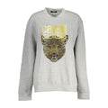 Sudadera de poliéster gris Cavalli Class para mujer