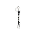 Prada Black Recycled Polyamide Keychain