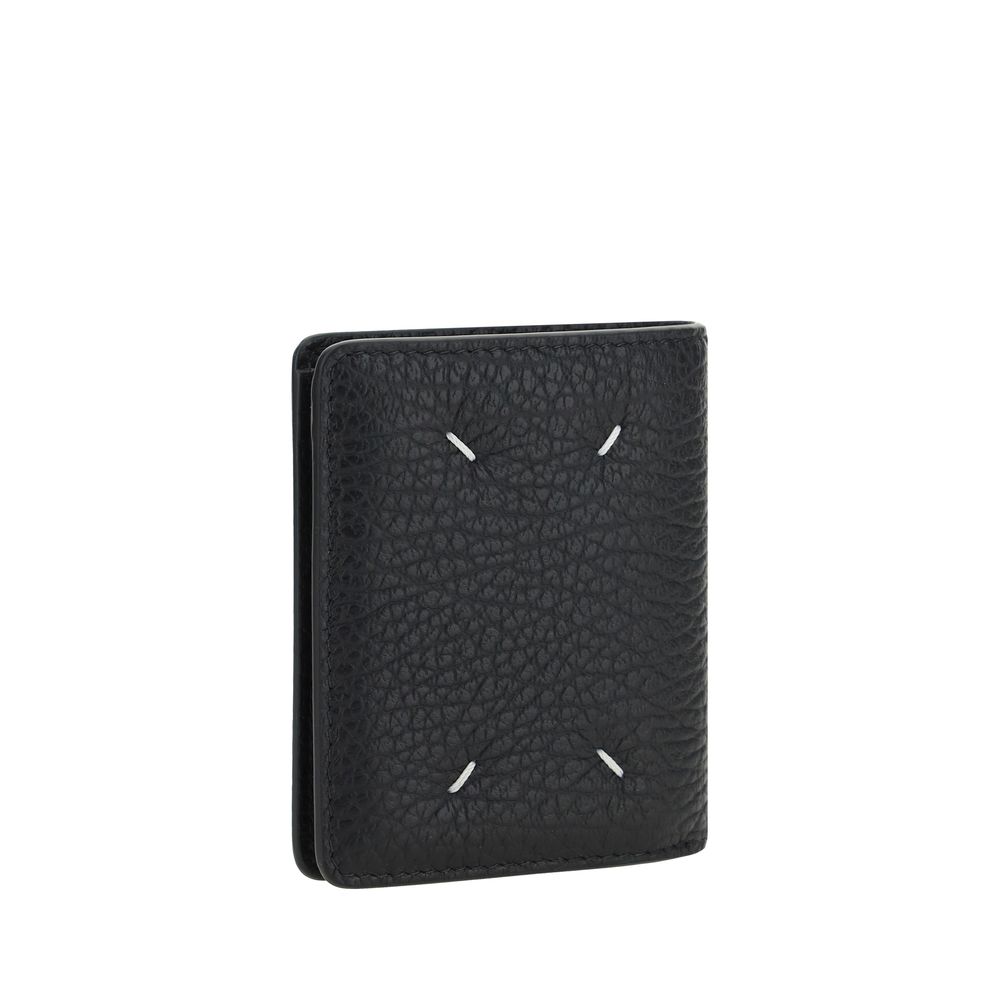 Cartera Margiela de piel de becerro negra Bos Taurus