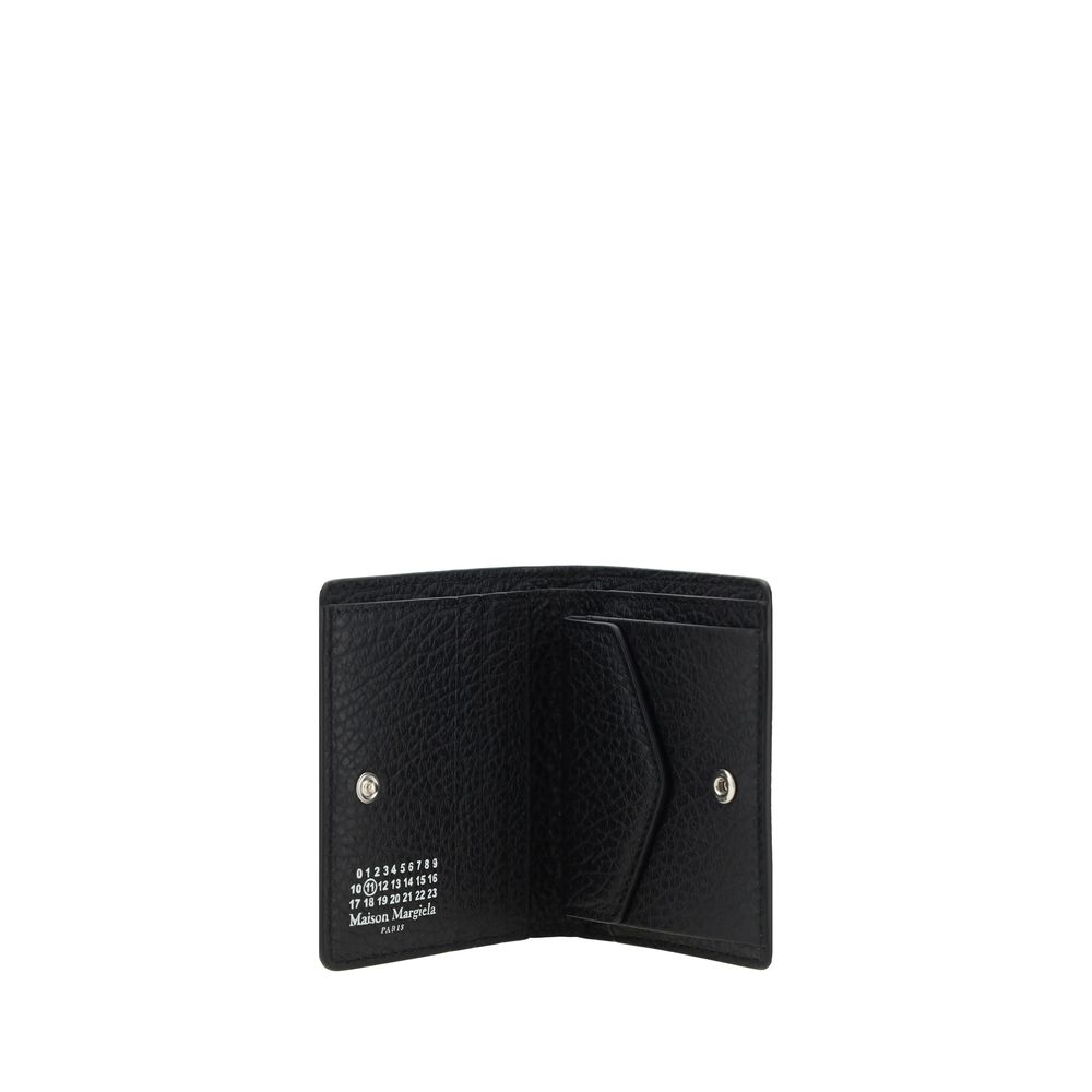 Cartera Margiela de piel de becerro negra Bos Taurus