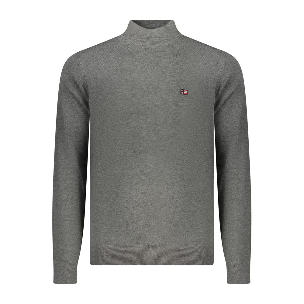 Norway 1963 Gray Polyester Men Sweater
