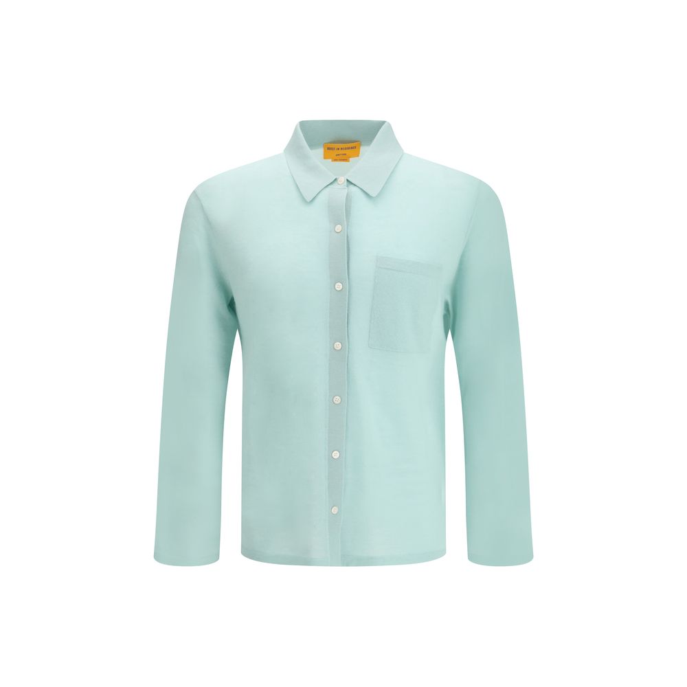 Guest in Residence Light Blue Cashmere Dress Shirt