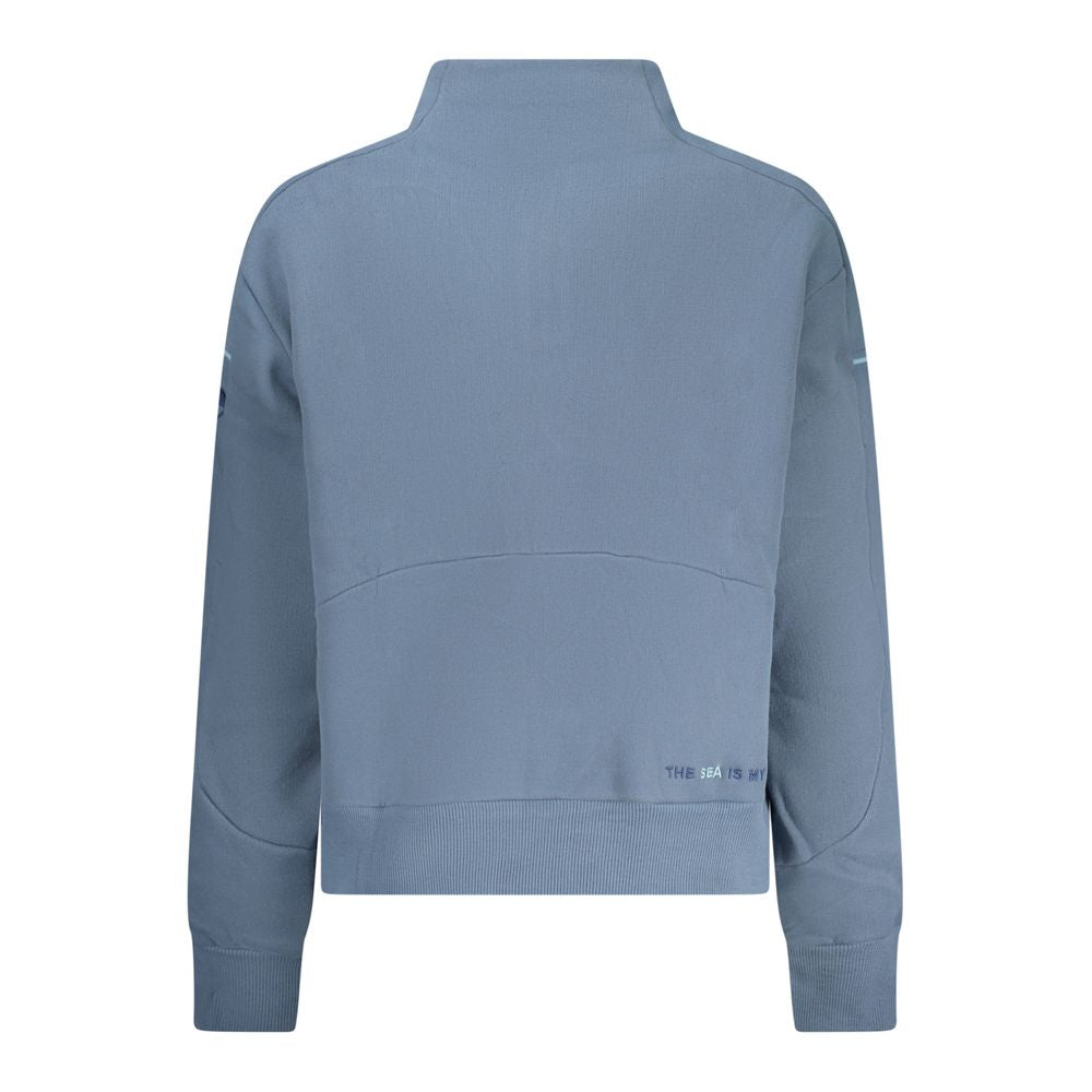 North Sails Blu Cotton Women Sweatshirt