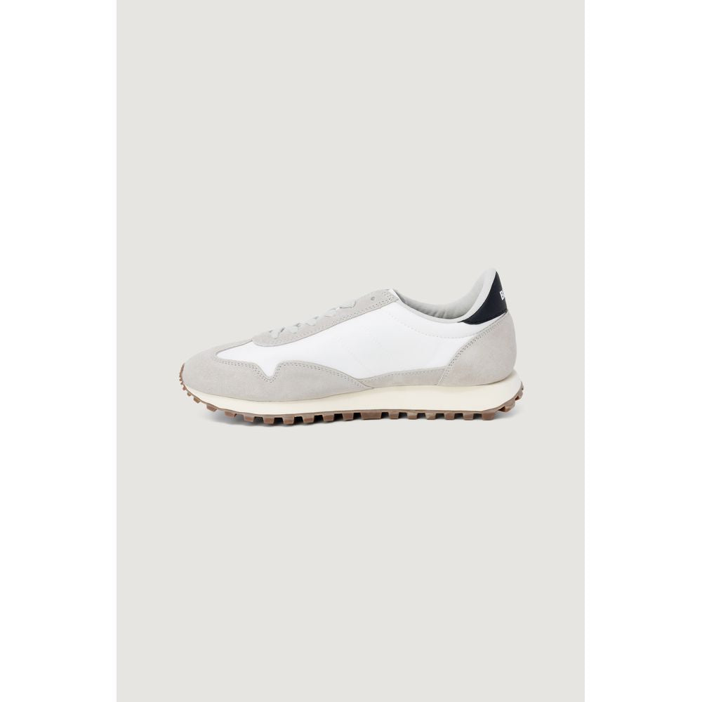 Blauer Gray Leather Athletic Sneakers