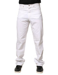 Vaqueros Fred Perry de algodón blanco de talle medio para hombre