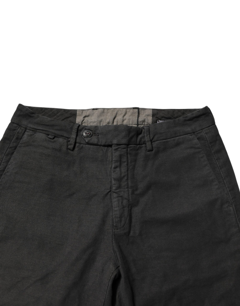 Maison Clochard Dark Gray Cotton Mid Waist Skinny Men Denim Jeans