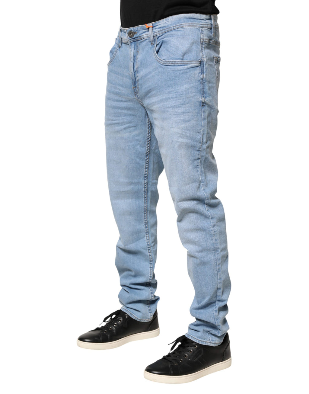 Blend Light Blue Twister Mid Waist Skinny Fit Men Denim Jeans