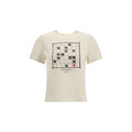 Max Mara Cream Cotton T-Shirt