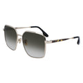 Victoria Beckham Yellow Metal Sunglasses