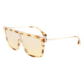 Victoria Beckham Brown Acetate Sunglasses