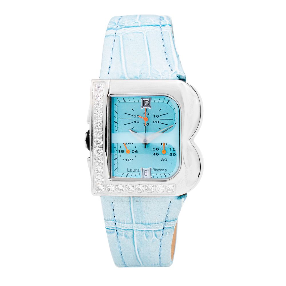 Reloj de Pulsera Laura Biagiotti de Cuero Azul